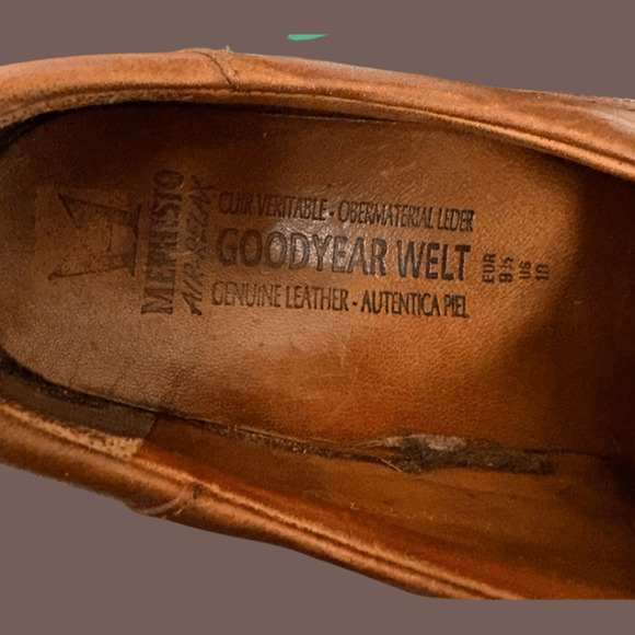 Mephisto Leather Oxfords | Brown Air Relax | Size 10 | Vintage - Picture 2 of 7